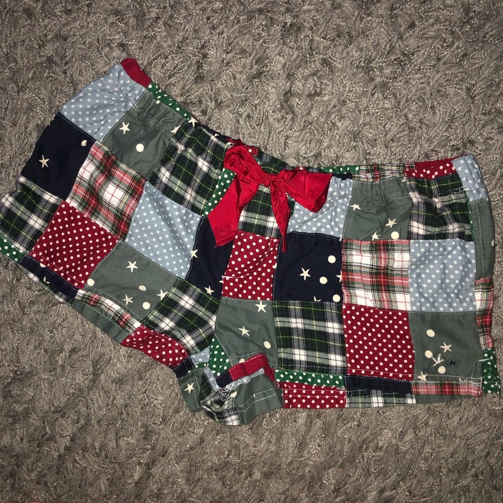 Y2K Aerie Patchwork Low Rise PJ Shorts, Size M, New With Tags